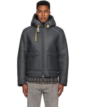 Parajumpers Elton Special Leather Jacket - Black