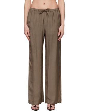 Rohe Relaxed Fit Pants - Brown