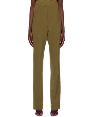 Paris Georgia Basics Taupe Bootleg Pants - Black