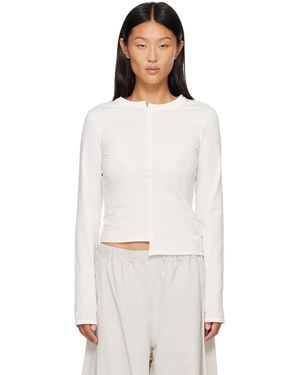 Y-3 Off- W Ftd Ls T-Shirt - White