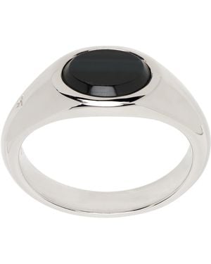 Tom Wood Joe Hawk Eye Ring - Metallic