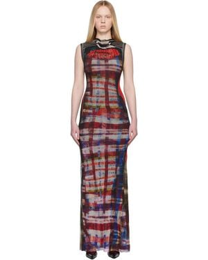 OTTOLINGER Mesh Maxi Dress - Red