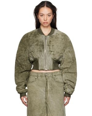 Rick Owens カーキ Porterville Collage ボンバージャケット - グリーン