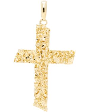 Veneda Carter Pendentif De Croix Plat Vc053 Doré - Métallisé