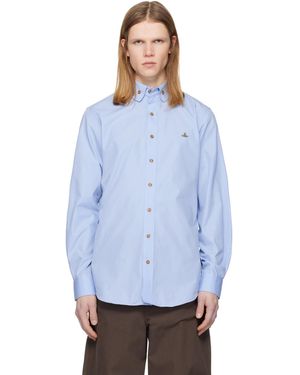 Vivienne Westwood Two Button Krall Shirt - Blue