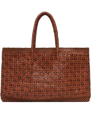 Dragon Diffusion Maori Kete Tote - Brown