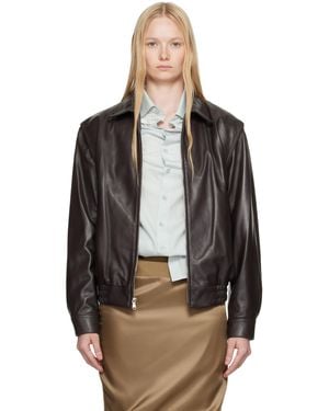 Commission Garrison Leather Jacket - Black