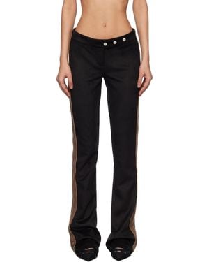 MISBHV Moto Faux-Suede Pants - Black