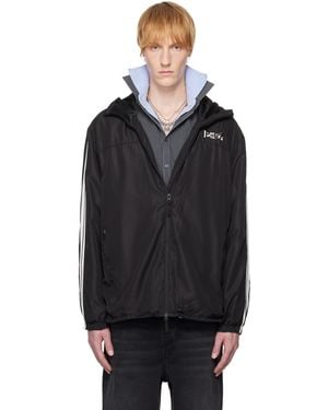 PROTOTYPES Backless Tracksuit Jacket - Black