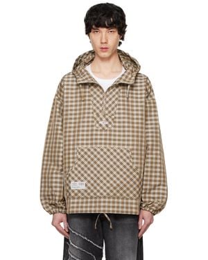 Umbro Slam Jam Edition Masked Hood Plaid Jacket - Multicolour