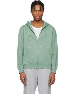 Reigning Champ Midweight Terry Standard Zip Hoodie - Green