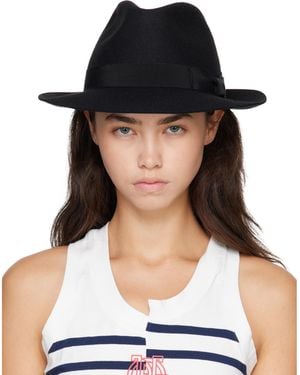 Jean Paul Gaultier Borsalino Hat - Black