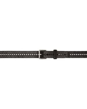 Lemaire Braided 30 Belt - Black