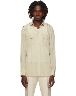 Tom Ford Silk Shirt - Black