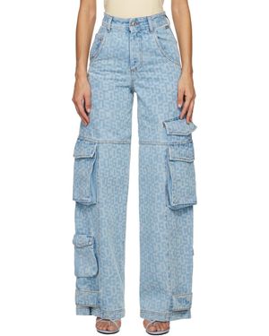 Gcds Blue Ultracargo Jeans