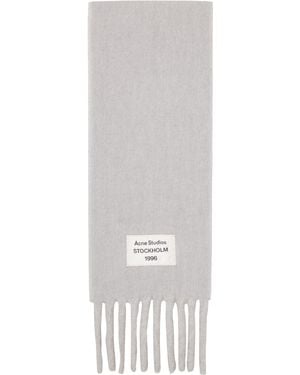 Acne Studios Bicolor Alpaca Scarf - Black