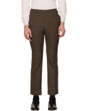 Paul Smith Checked Tailored Trousers - Black