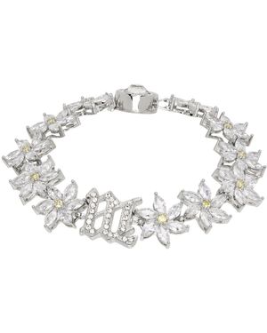 MISBHV Silver Flowers Of Cosmos Bracelet - Black