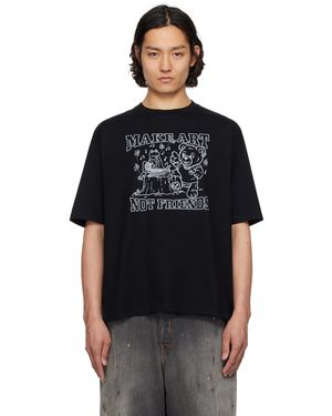 Ambush ブラック 'Make Art' Tシャツ