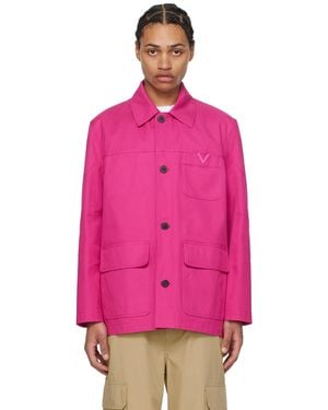 Valentino Caban Jacket - Pink