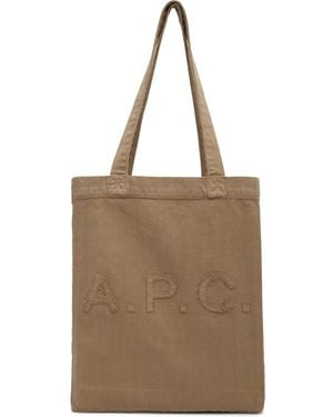 A.P.C. Lou Tote - Brown