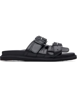 Moschino Calfskin Sandals - Black