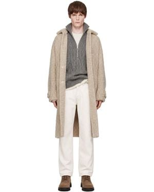 Cordera Alpaca Boucle Long Coat - Metallic