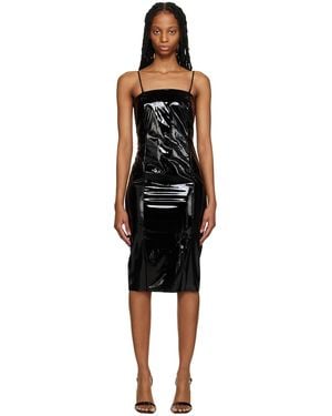 Wolford Black Panelled Midi Dress