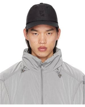 WOOYOUNGMI アイパッチ ベースボールキャップ - グレー