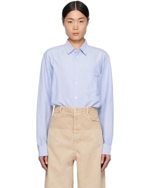 Isabel Marant Blue Jasolo Shirt - White