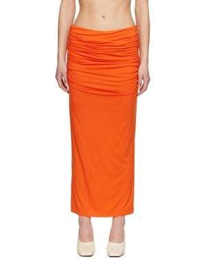 Entire studios Surge Maxi Skirt - Orange
