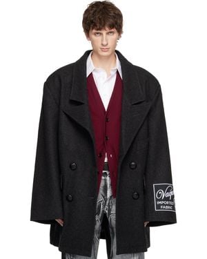 VAQUERA Oversized Flight Coat - Black