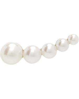 Sophie Bille Brahe Petite Croissant Japonais Single Earring - Black