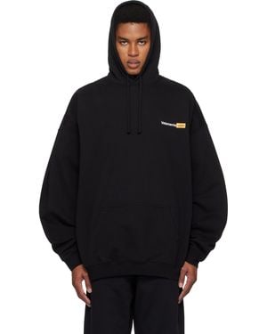 【VETEMENTS】Runway Backstreet Boys オーバーサイズ フーディ Black Runway Backstreet Boys Oversized Hoodie by VETEMENTS