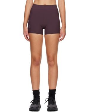 On Shoes Zero Tight Running Shorts - Purple