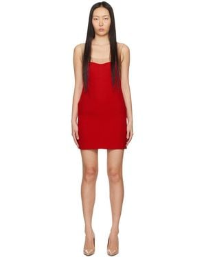 Valentino Panelled Minidress - Red