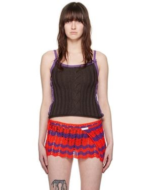 Edward Cuming Cable Camisole - Red