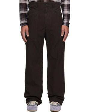 Dries Van Noten Cotton Trousers - Black