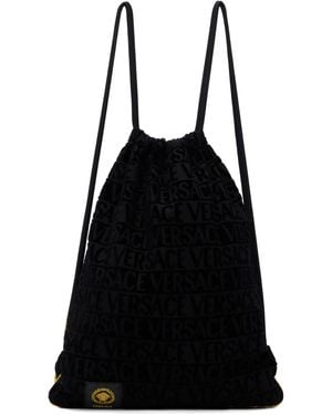 Versace 'I Heart Baroque' Gym Carrier - Black