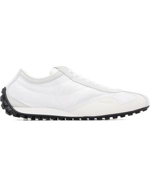 Balmain Racing Low Trainers - White