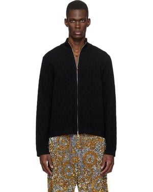 Dries Van Noten Zip Jumper - Black