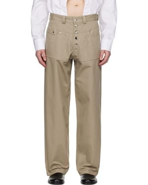 GmbH ベージュ Arun トラウザーズ - ナチュラル