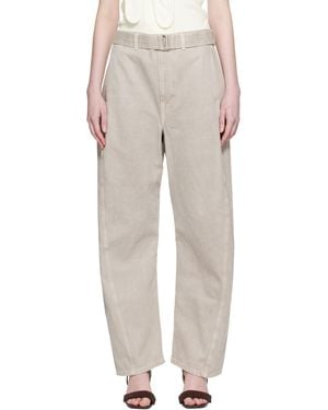 Lemaire Twisted Belted Pants - Gray