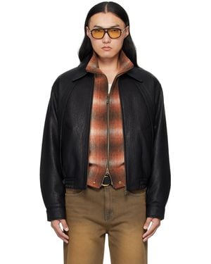 MMIC Rive Gauche Faux-leather Jacket - Black