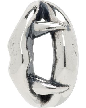 Yohji Yamamoto Vampire Pierce Single Earring - Grey