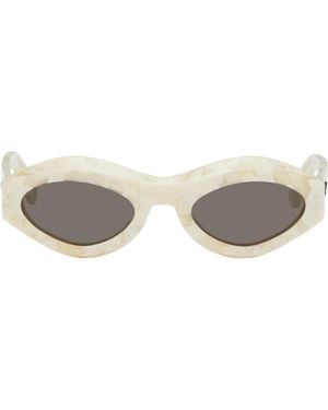 Marni Lunettes De Soleil Zytherin Blanc Cassé Édition Retrosuperfuture - Noir