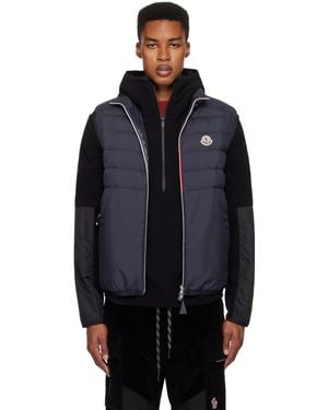Moncler Rabuons Down Vest - Blue