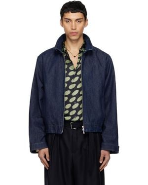 Dries Van Noten Varington Denim Jacket - Blue