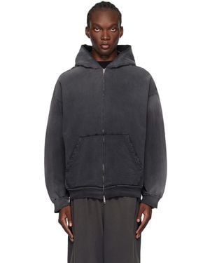 Balenciaga グレー Not Been Done フーディ - ブルー