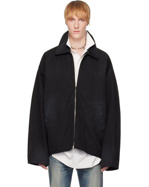 Balenciaga ブラック ジップアップジャケット